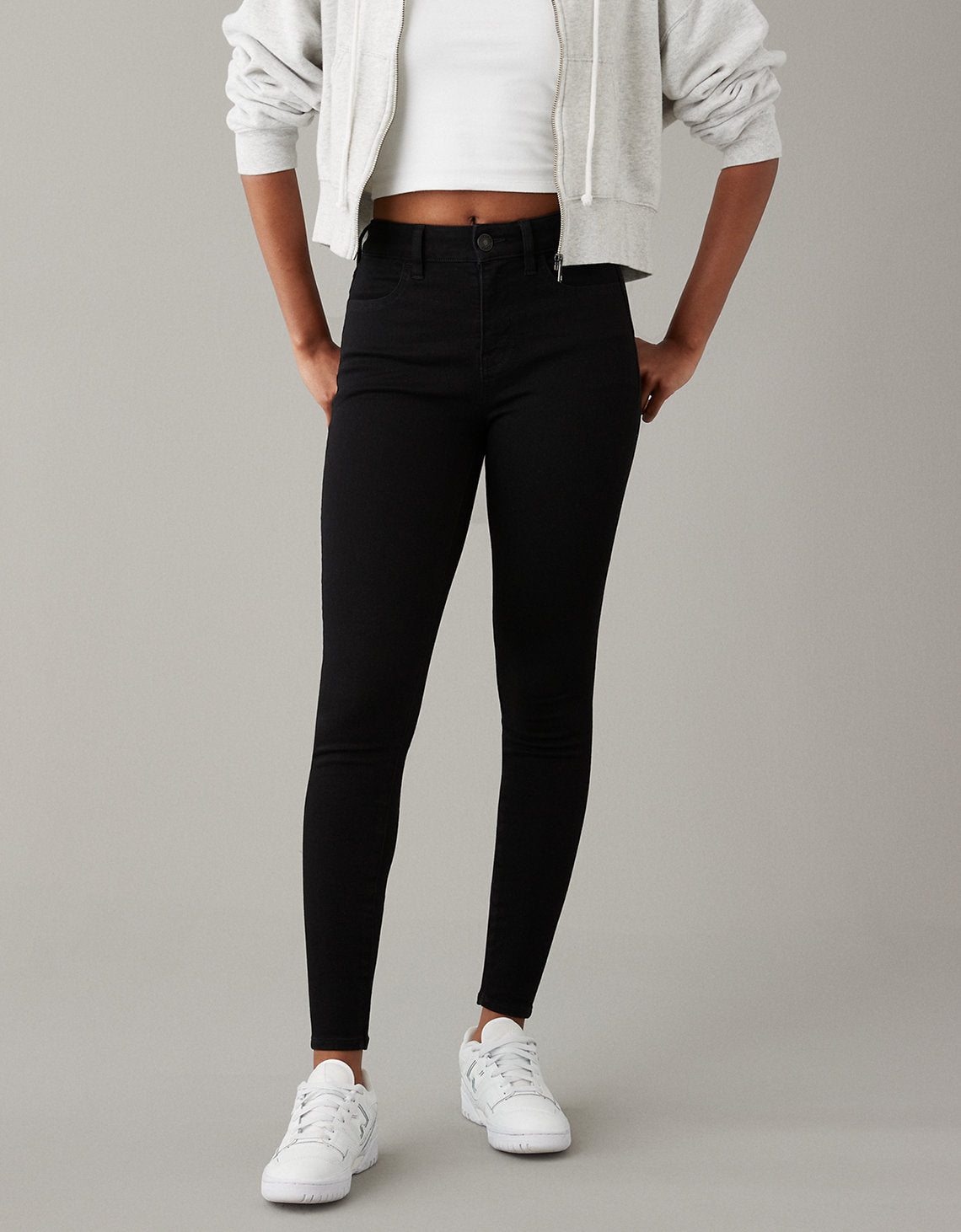 AE Dream Jegging Super Alto - Negro 0433_2654_053_of