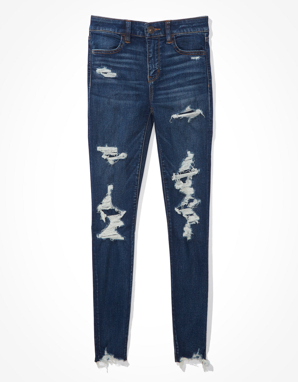 Jegging Tiro Alto con Parches Ae - Generico 0433_3595_496_f