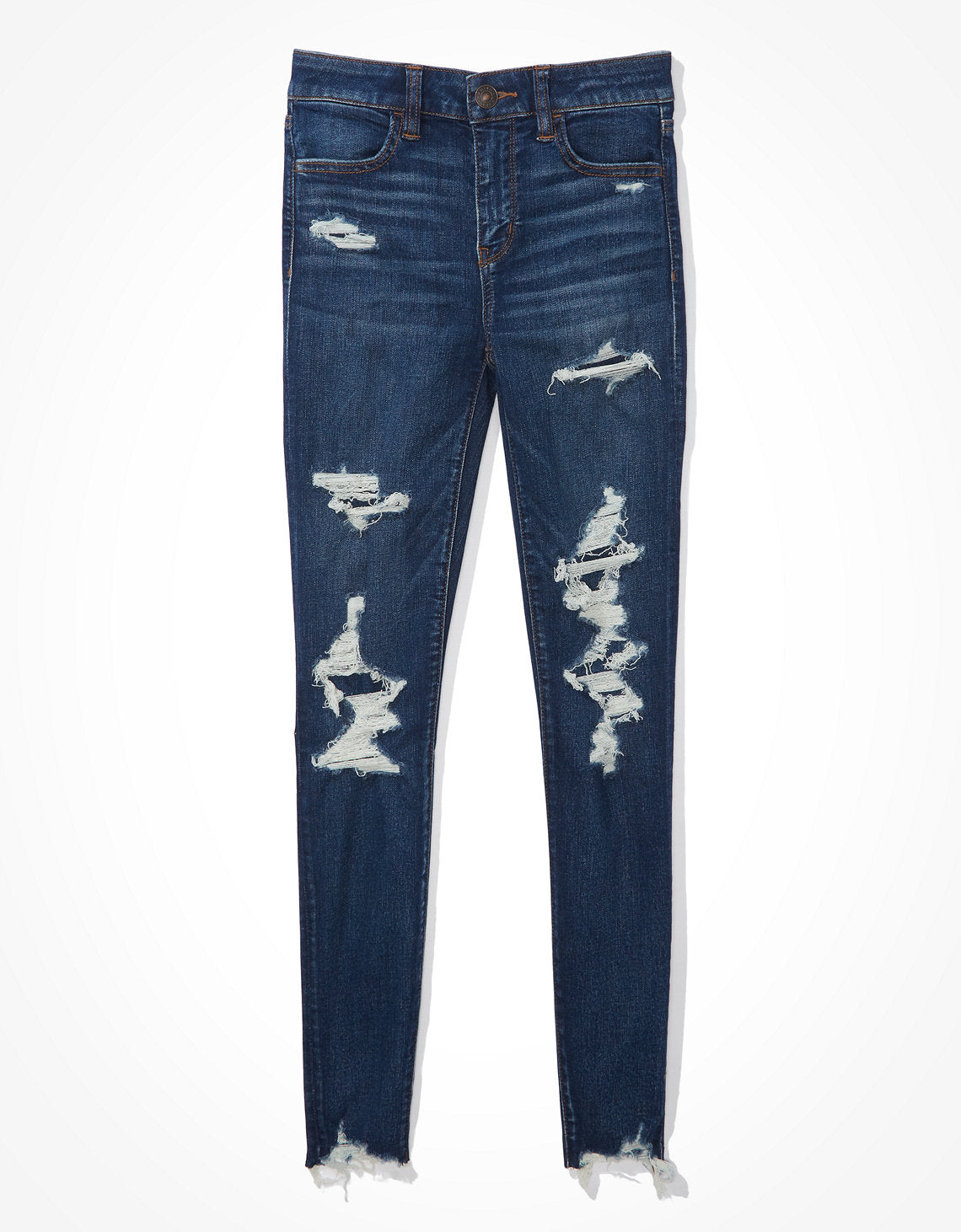 Jegging Tiro Alto con Parches Ae - Generico 0433_3595_496_f