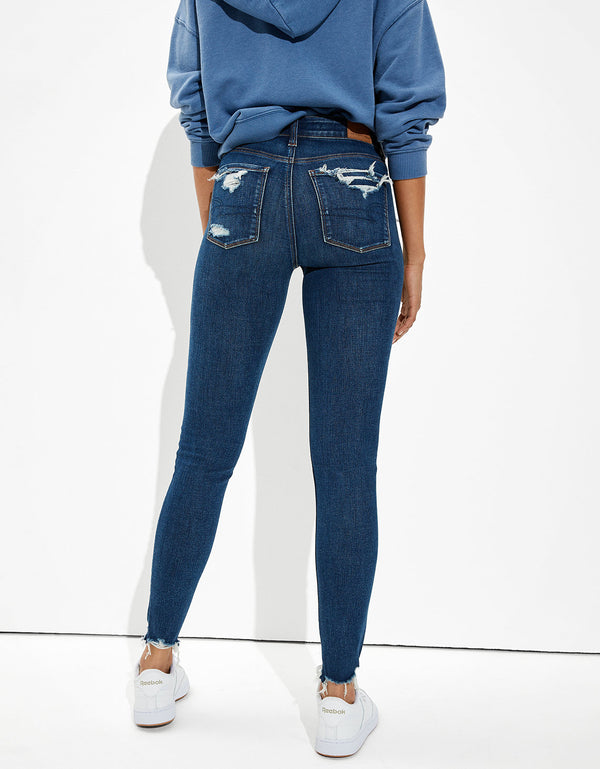 Jegging Tiro Alto con Parches Ae - Generico