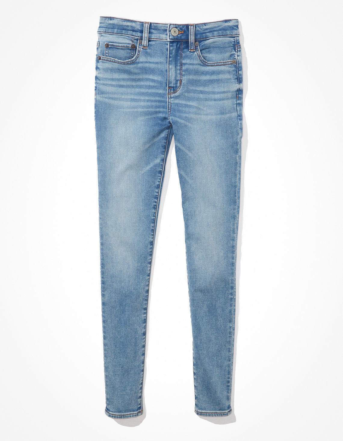 Jegging AE Ne(x)t Level tejido suave tiro alto - Azul 0433_3687_492_f