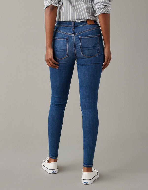 Jegging Ae  Next Level de cintura alta - Azul