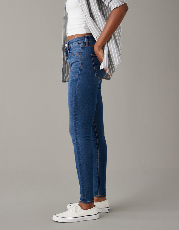 Jegging Ae  Next Level de cintura alta - Azul