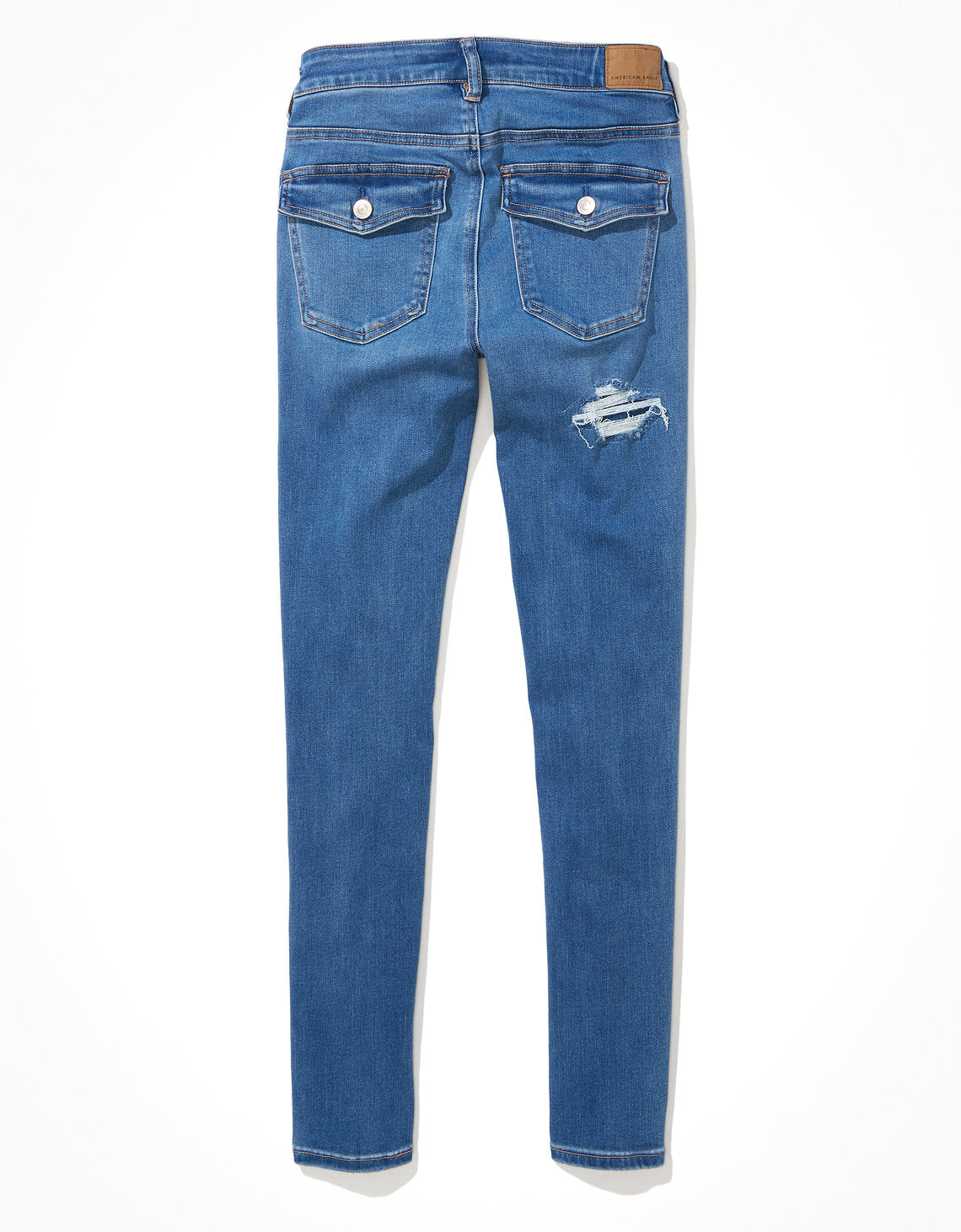 Jegging Tiro Alto Ae - Azul 0433_4046_403_b