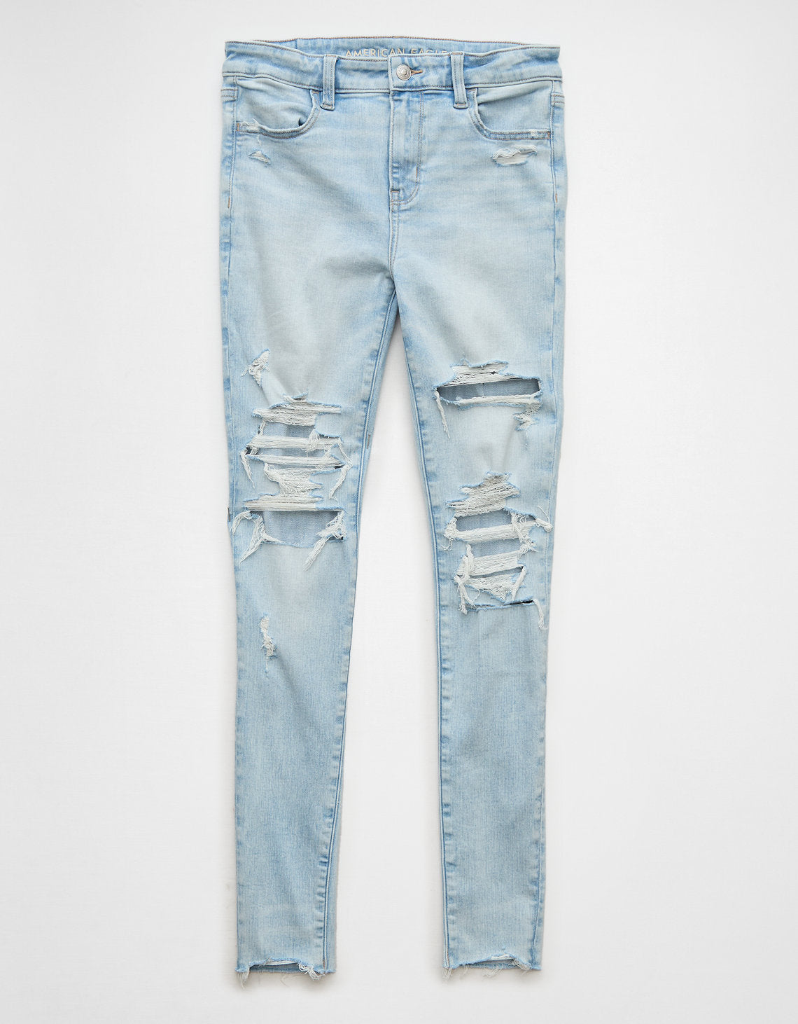 Jegging AE de tiro alto con rotos para mujer - Generico 0433_5251_945_f