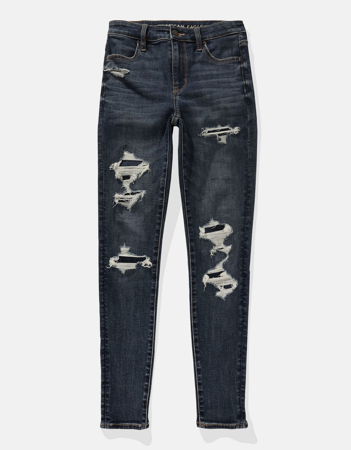 Jegging Tiro Alto con rotos Mujer AE - Generico 0433_5331_004_f