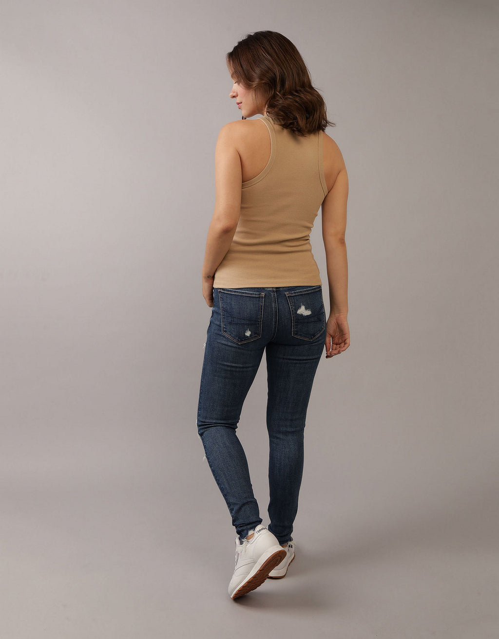 Jegging Tiro Alto con rotos Mujer AE - Generico 0433_5331_004_ob