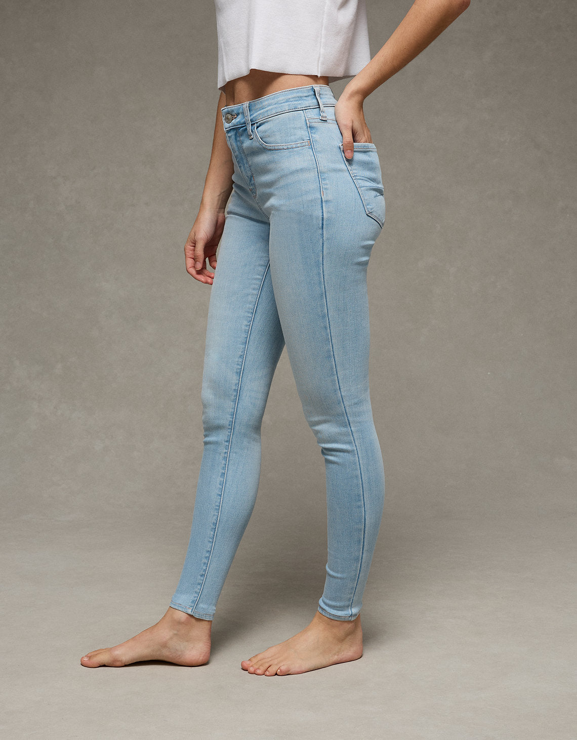 Jeggings de tiro alto mujer AE - Azul 0433_5416_957_os