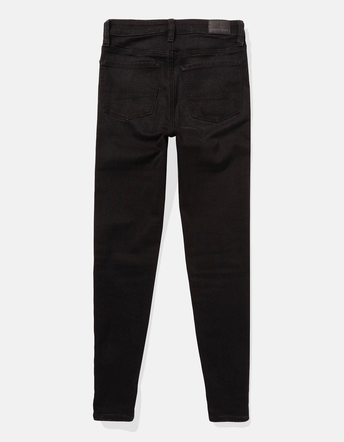 Jegging de talle alto rasgado de mujer AE - Negro 0433_5425_001_b