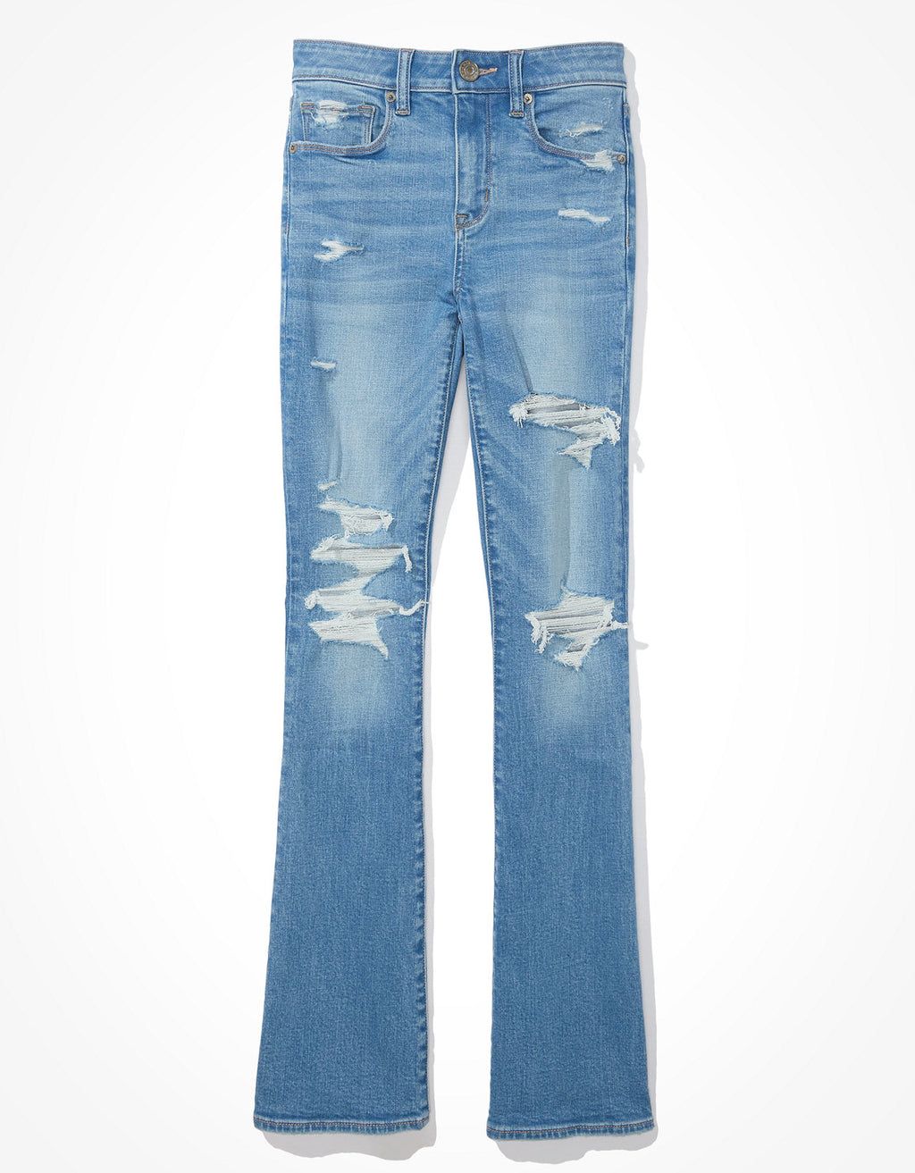 Jean Kick Skinny Tiro Alto con Rotos Ae - Generico 0434_3387_484_f