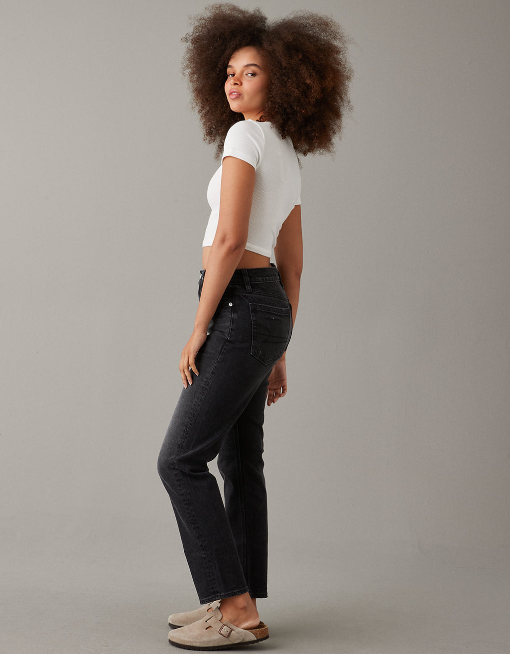 Jean Slim Straight Crop - Negro 0435_4843_167_os