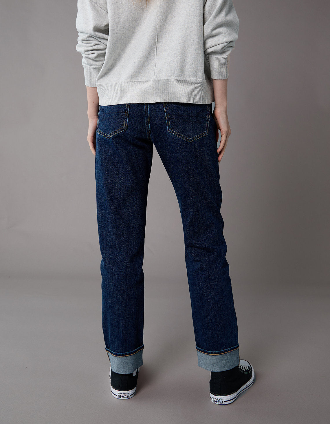 Jean Straight Ankle Tiro Alto Ae - Generico 0435_5763_068_ob