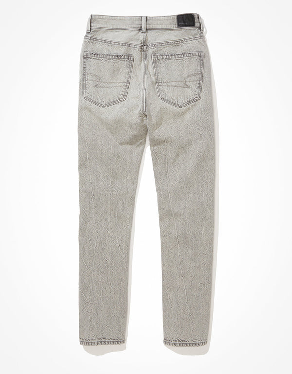 Jean Mom Straight Ae - Gris