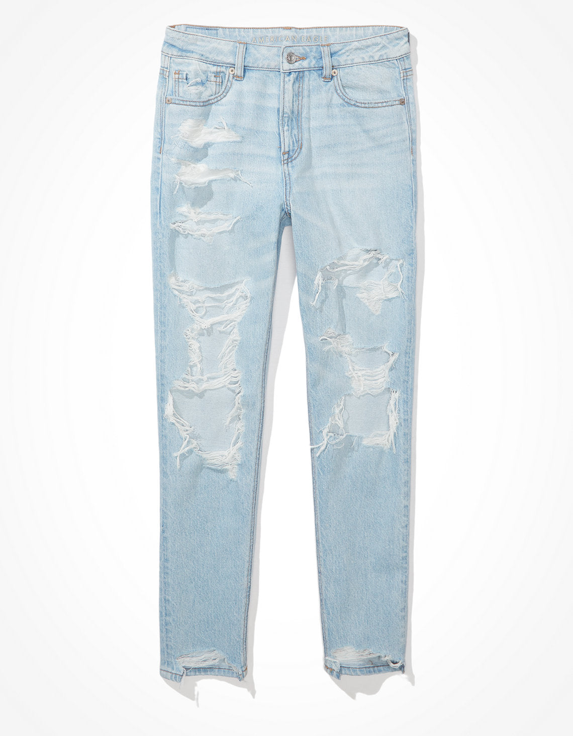 Jean AE mom strigid con rotos - Azul 0436_4124_396_f