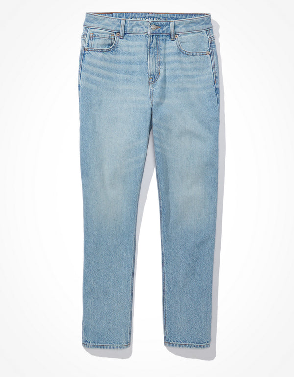 Mom jean AE strigid - Azul