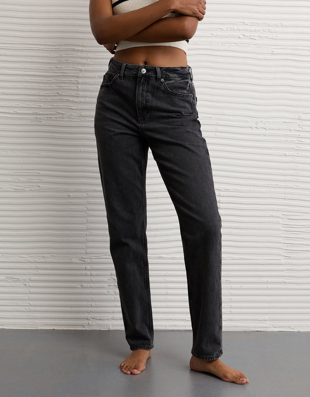 Jean Mom Strigid Ae - Negro 0436_5794_022_of