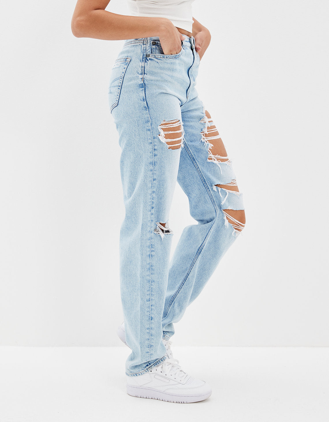 Pantalón AE Baggy de cintura ancha con rasgaduras - Generico 0437_4024_987_os
