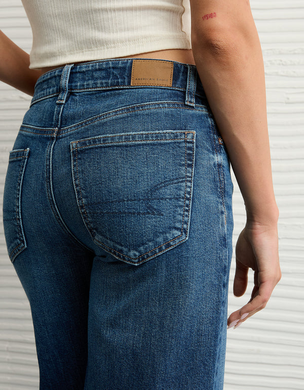 Jean Baggy Wide Leg de Tiro Alto Ae - Azul