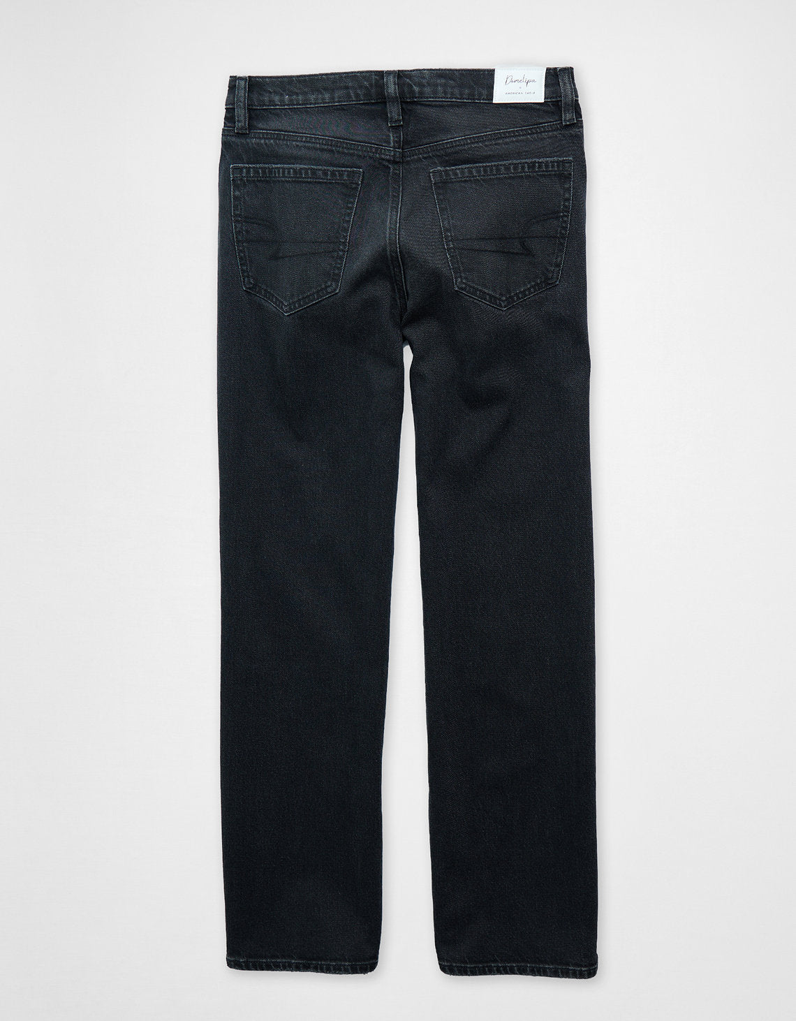 Jean Stovepipe Tiro Alto Ae - Negro 0437_5933_001_b