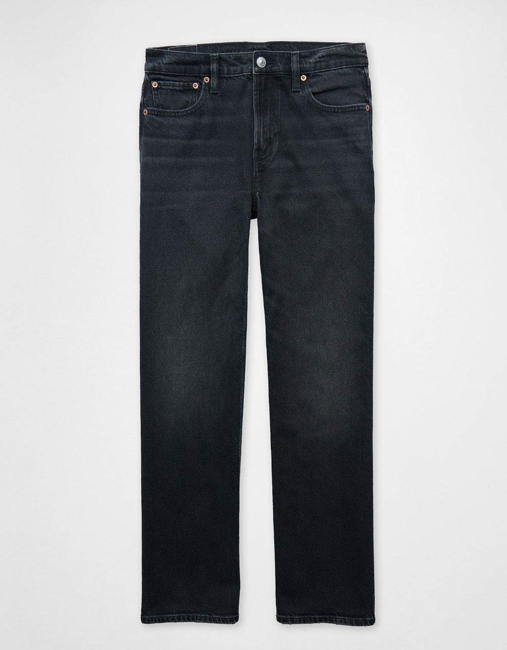 Jean Stovepipe Tiro Alto Ae - Negro 0437_5933_001_f