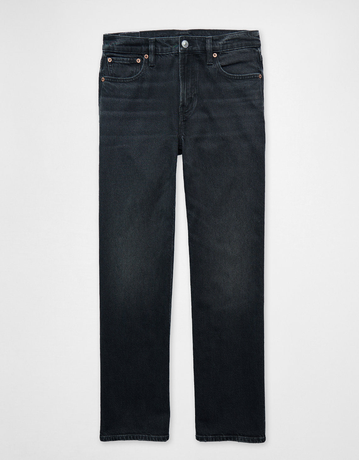 Jean Stovepipe Tiro Alto Ae - Negro 0437_5933_001_f