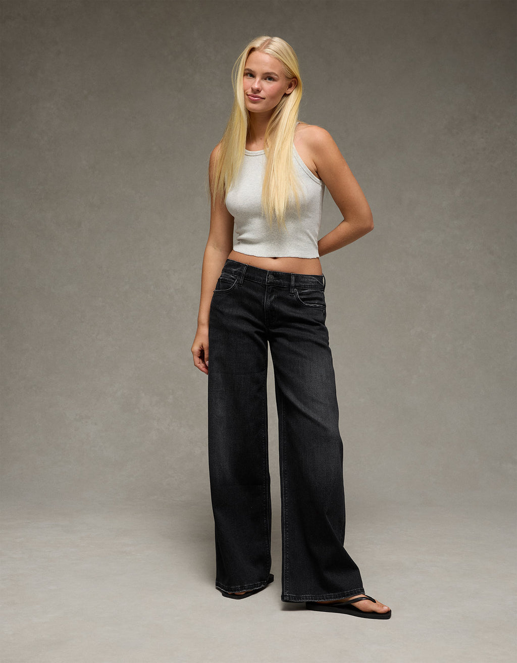 Jean ultra ancho de pierna baja y holgada - Negro 0437_6106_167_of
