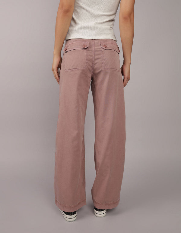 Pantalón Tiro Alto Holgado Mujer AE - Generico