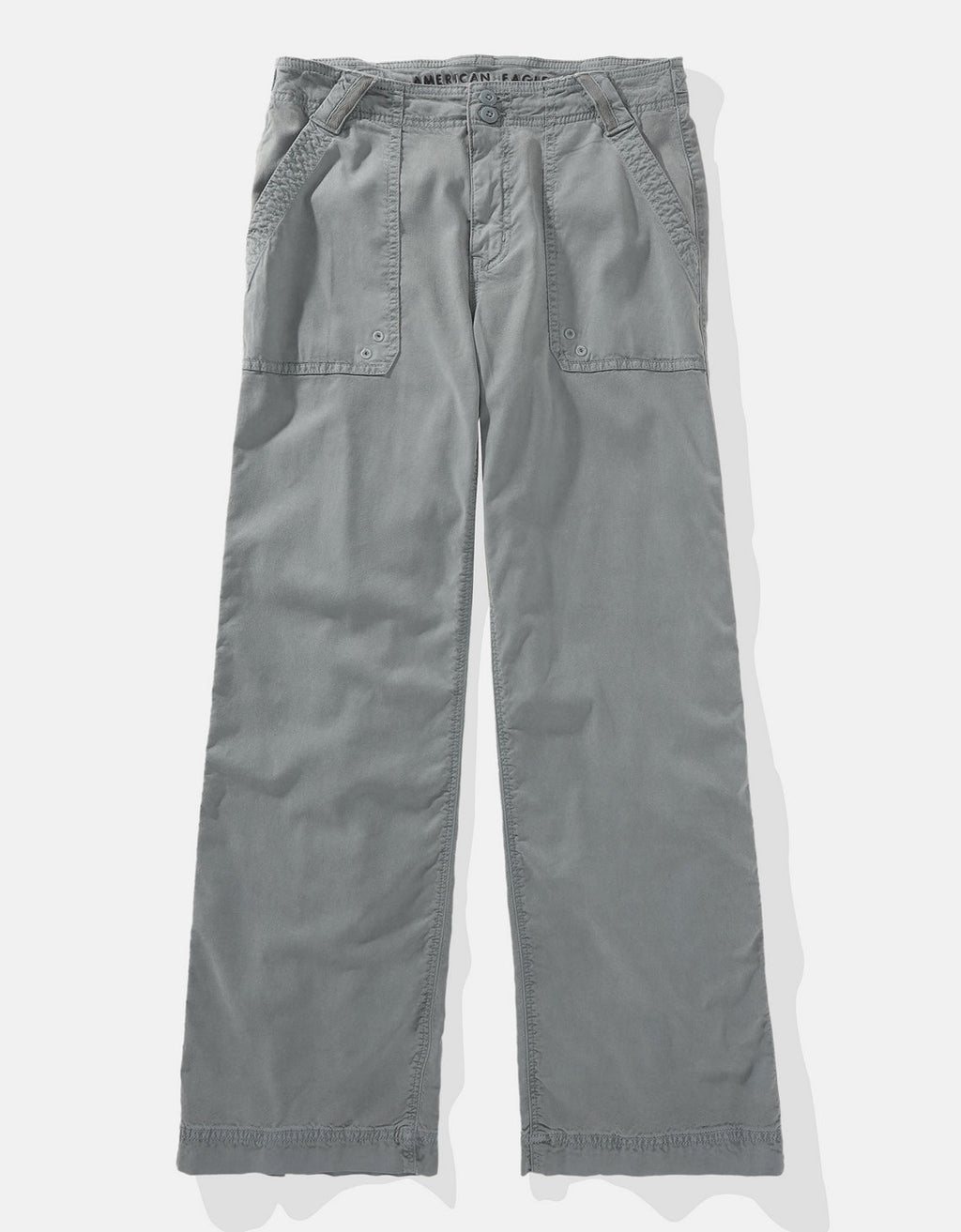 Pantalón Tiro Alto Holgado Mujer AE - Azul 0461_5081_336_f