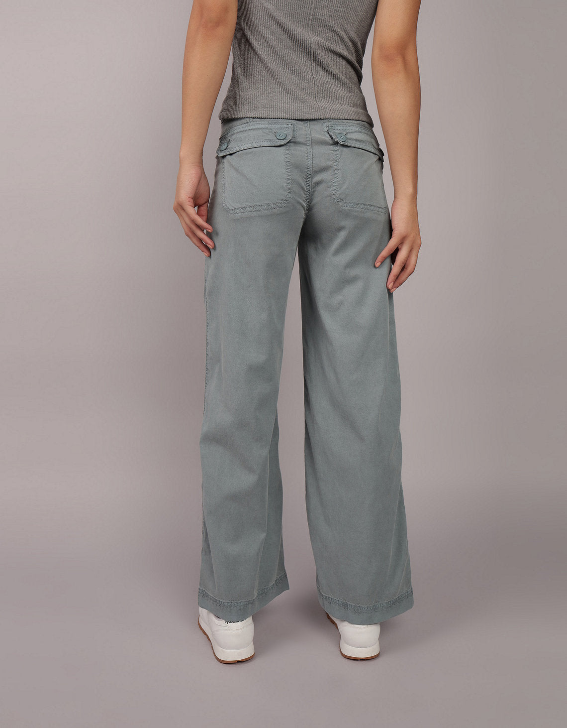 Pantalón Tiro Alto Holgado Mujer AE - Azul 0461_5081_336_ob