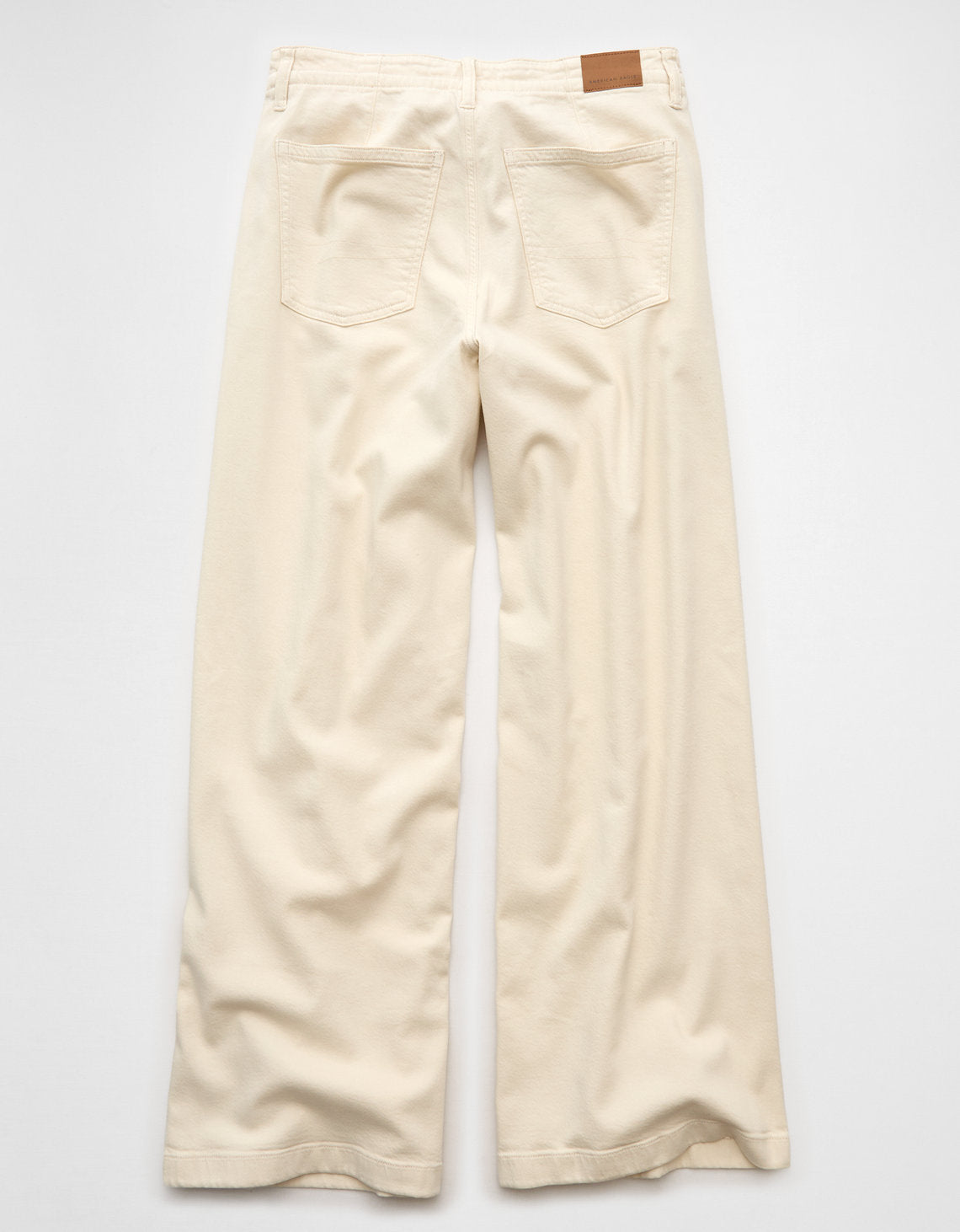 Pantalón Wide-Leg de Tiro Bajo Ae - Caqui 0461_5530_210_b