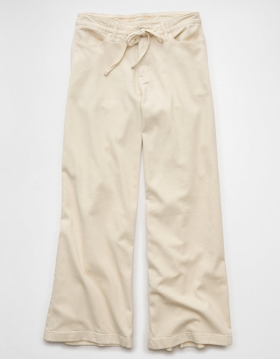 Pantalón Wide-Leg de Tiro Bajo Ae - Caqui 0461_5530_210_f