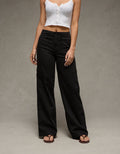 Pantalón Cargo de Pierna Ancha y Súper Cintura Alta Ae Stretch - Negro 0461_5800_016_of
