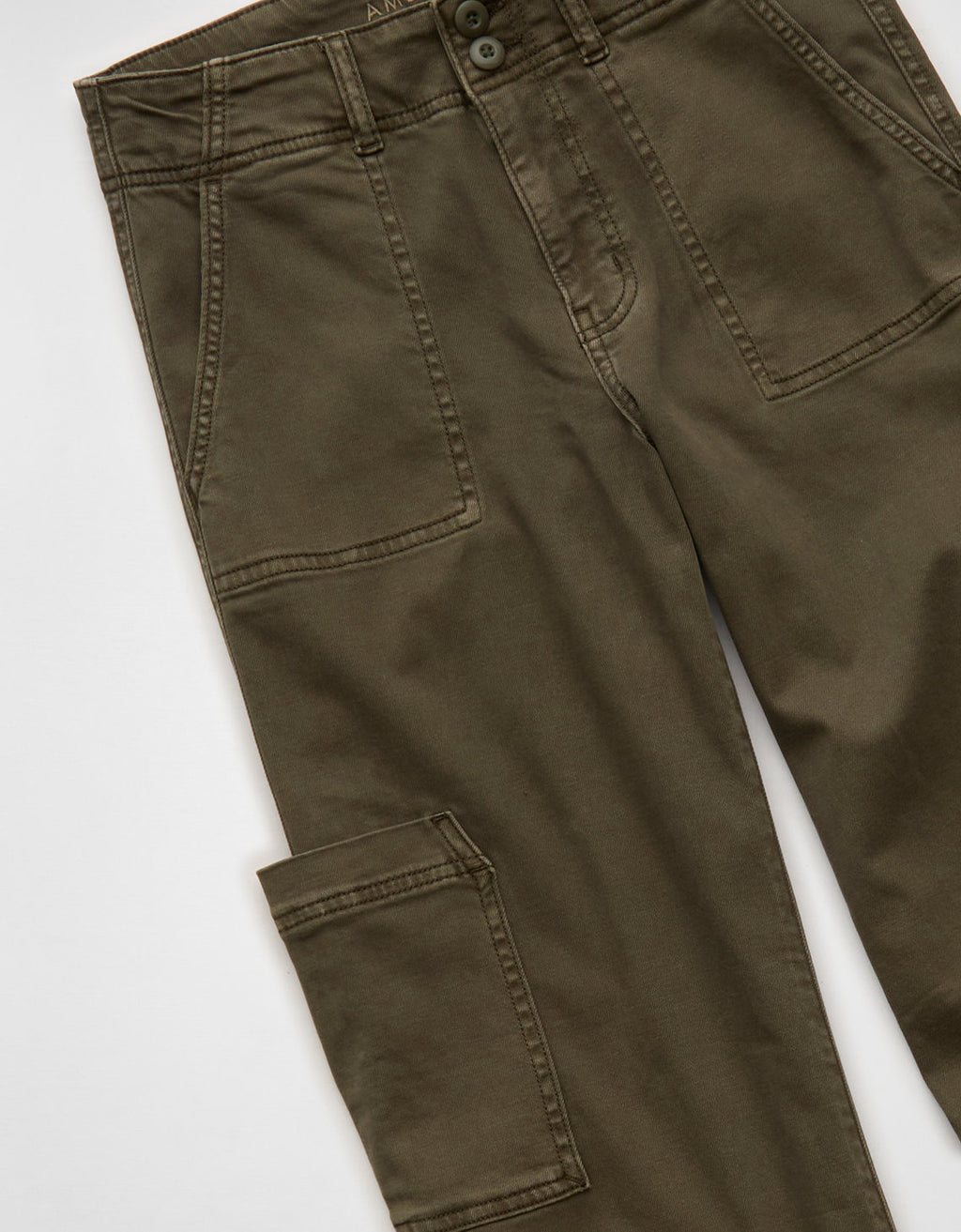Pantalón Cargo de Pierna Ancha y Súper Cintura Alta Ae Stretch - Generico 0461_5800_309_d1