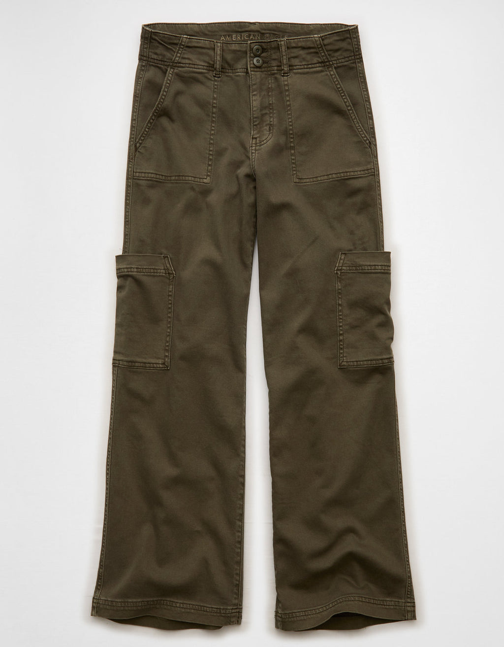 Pantalón Cargo de Pierna Ancha y Súper Cintura Alta Ae Stretch - Generico 0461_5800_309_f