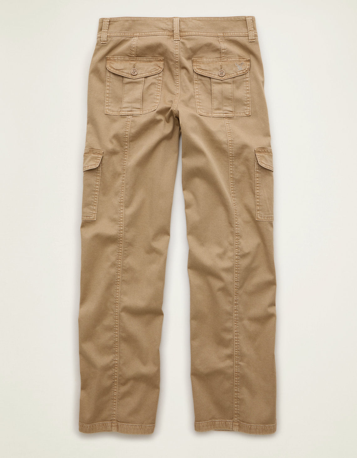 Pantalón tipo cargo de tiro bajo Ae - Caqui 0461_5869_223_b
