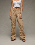 Pantalón tipo cargo de tiro bajo Ae - Caqui 0461_5869_223_of