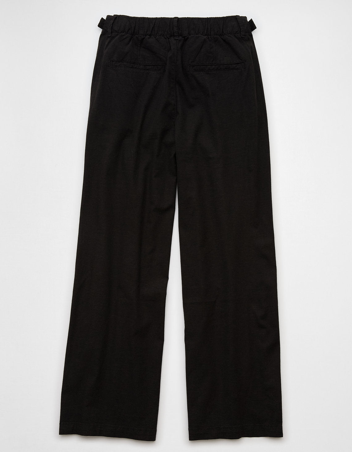 Pantalón tiro alto ancho de mujer AE - Negro 0462_5385_001_b