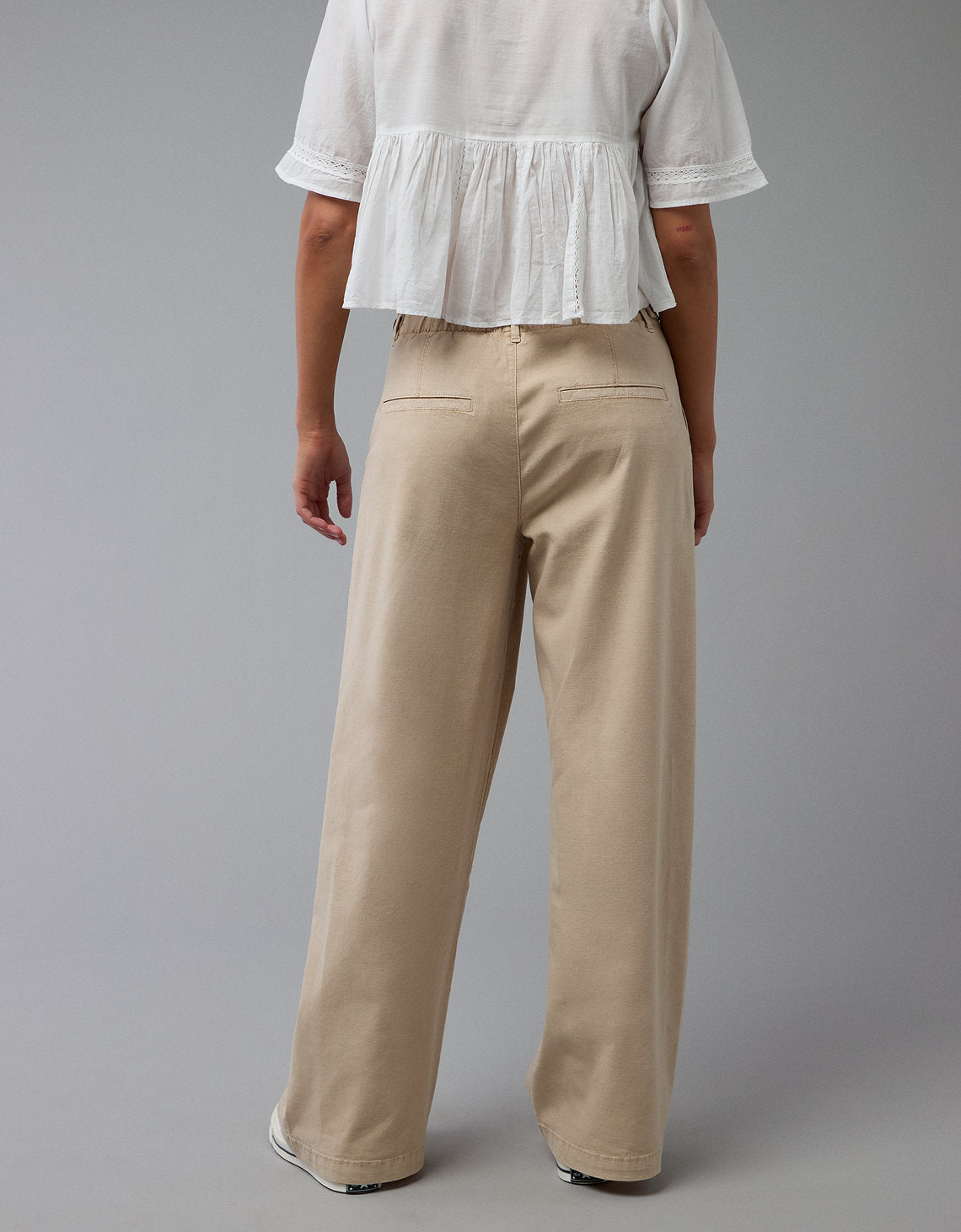 Pantalón tiro alto ancho de mujer AE - Generico 0462_5385_164_ob