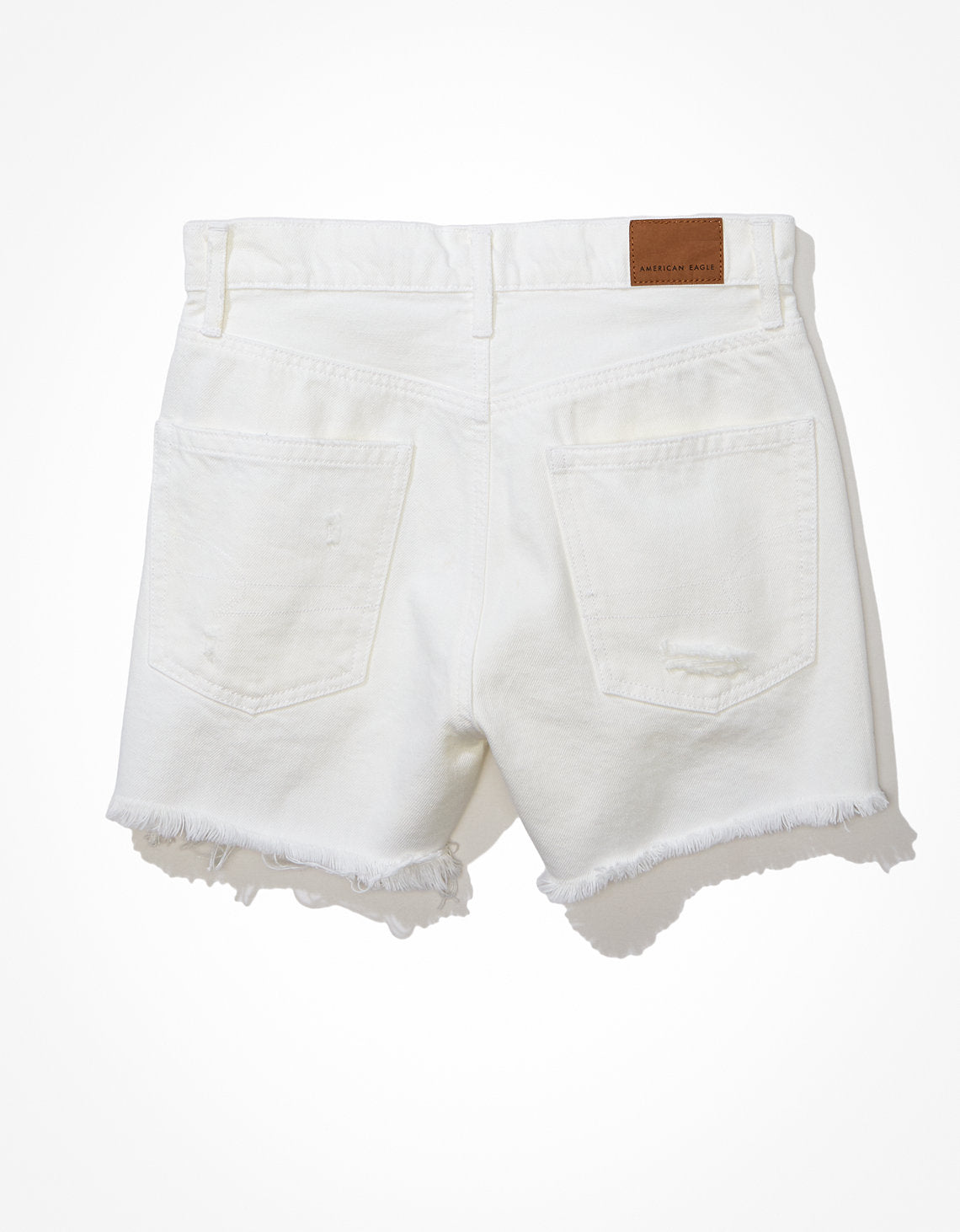 90s Boyfriend Short Ae en Denim  - Blanco 0547_6995_138_b