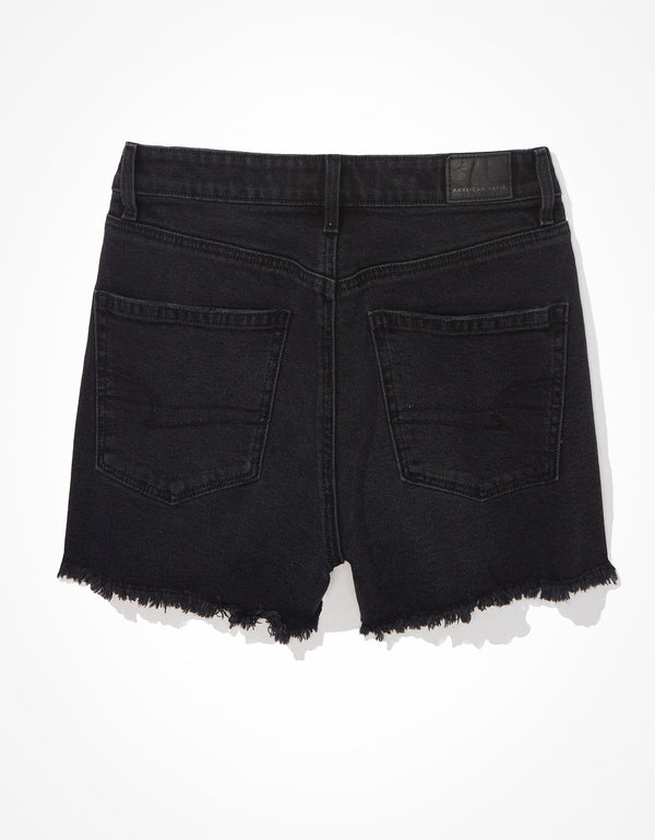 Boyfriend Short AE Stretch noventero de denim - Negro
