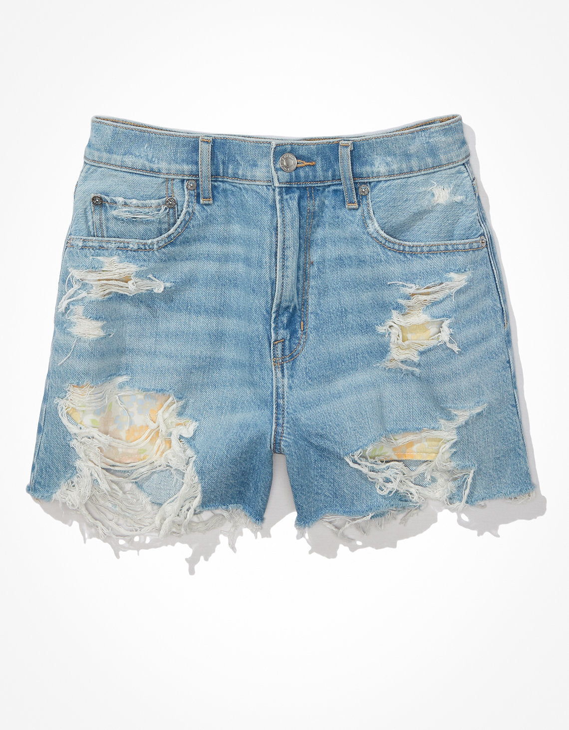 Short AE noventero boyfriend de denim con el tiro más alto - Generico 0547_7168_868_f