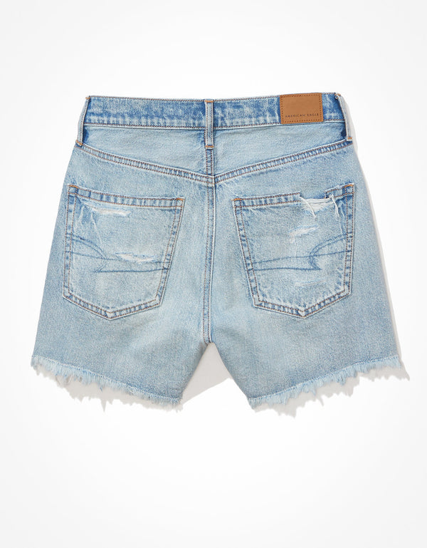 Short AE noventero boyfriend de denim con el tiro más alto - Generico