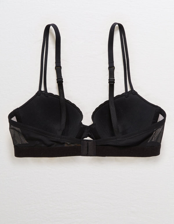 Bra Aerie de mediana cobertura con forro interno - Negro