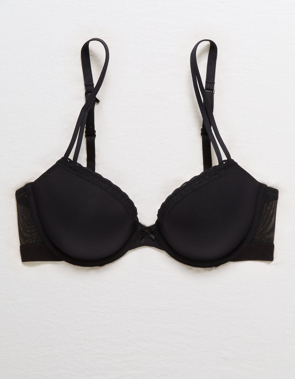 Bra Aerie de mediana cobertura con forro interno - Negro 0792_8043_073_f