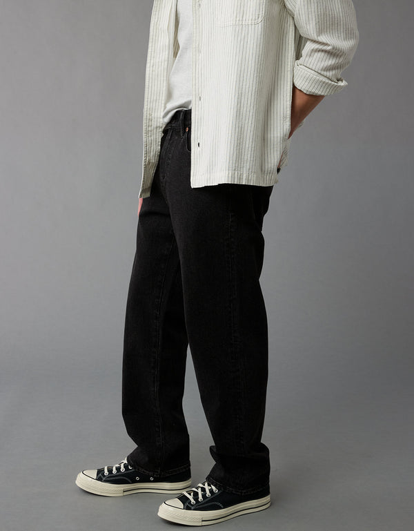 Jean loose holgado de hombre AE - Negro