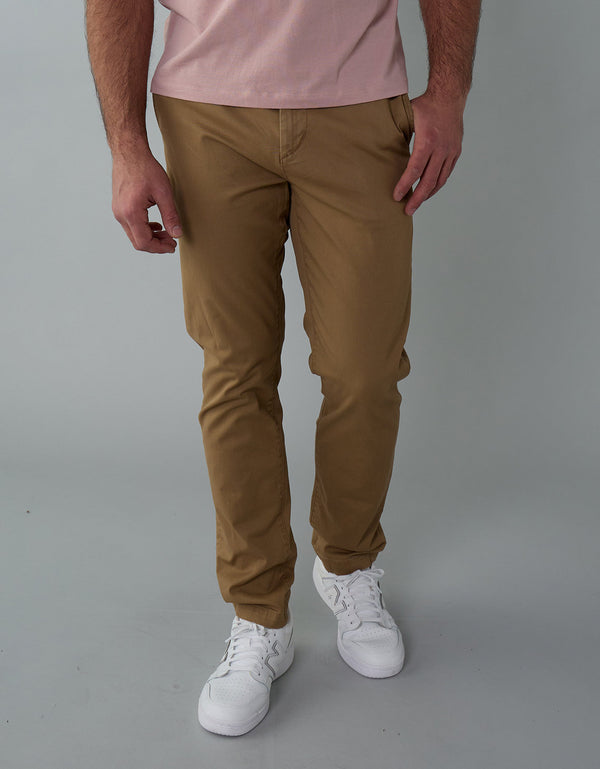 Pantalón slim de hombre AE - Caqui