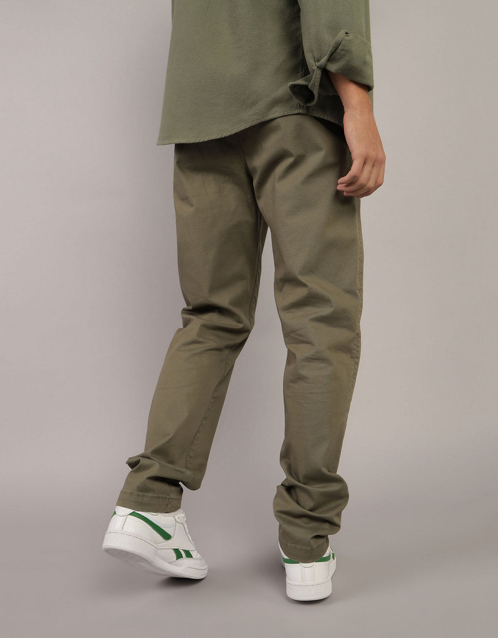 Pantalón slim de hombre AE - Verde 1120_5033_342_ob
