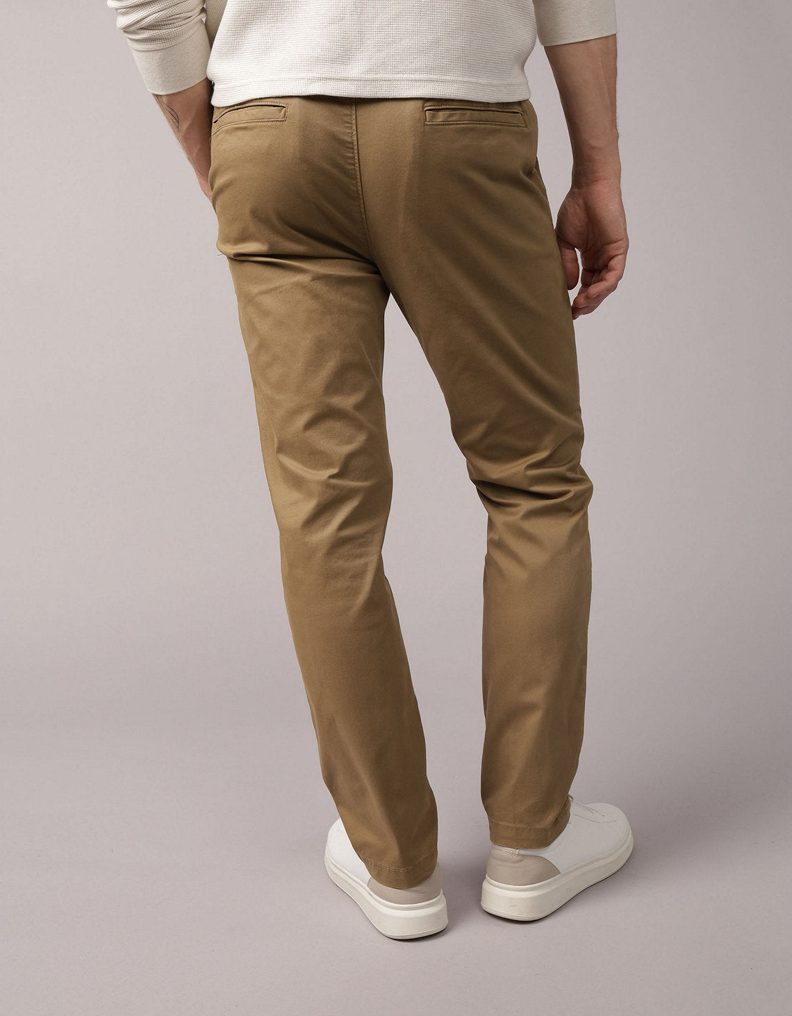Pantalón Slim Chino Lived-In Ae - Caqui 1120_5191_238_ob
