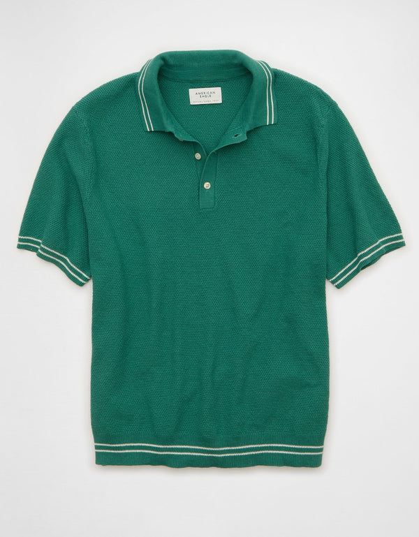 Polo de Suéter Ae - Verde