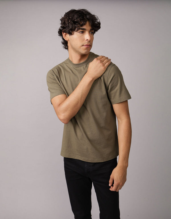 Camiseta Oversized Ae - Dorado
